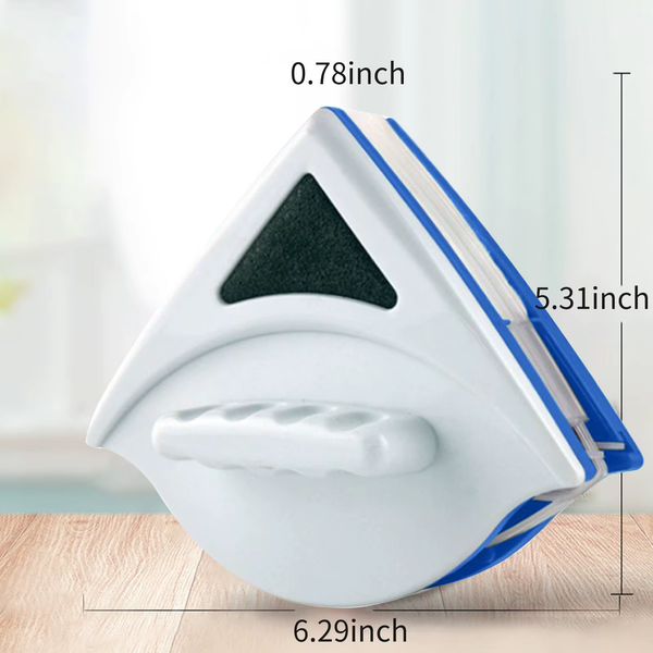 2024 Household Office Special Window Cleaner Magnetic Glass Window Cleaning Tool Automatic Water Discharge Double-Layer Wiper